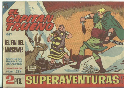 El Capitan Trueno original numero 522: El fin del Margrave