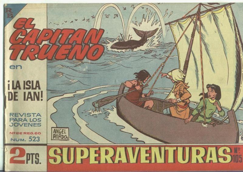 El Capitan Trueno original numero 523: La isla de Ian
