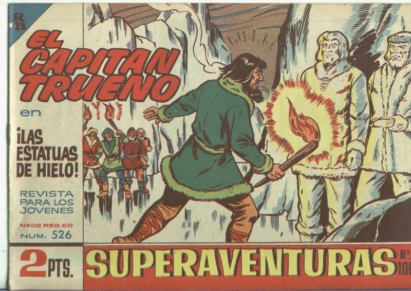 El Capitan Trueno original numero 526; Las estatuas de hielo