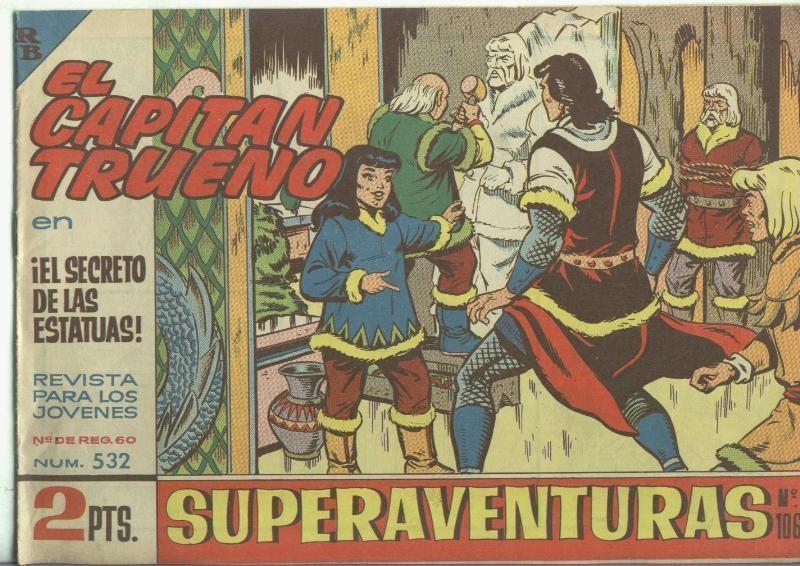 El Capitan Trueno original numero 532: El secreto de las estatuas