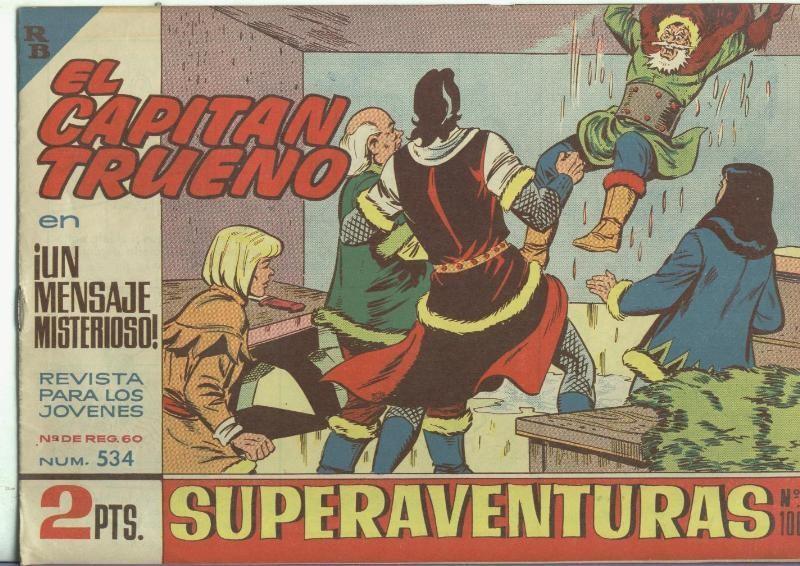 El Capitan Trueno original numero 534: Un mensaje misterioso