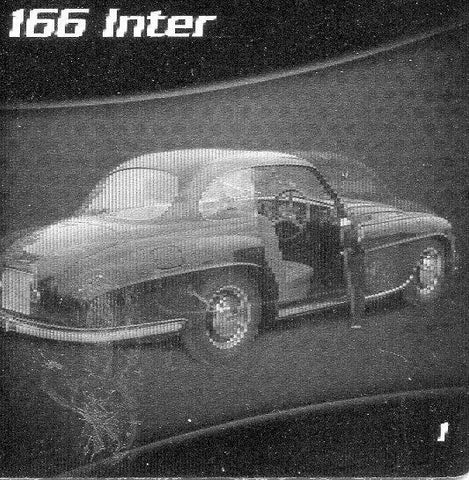 CROMO Coleccion Oficial de Tarjetas Lenticulares FERRARI. (Modelo: 166 Inter - Numero: 1)