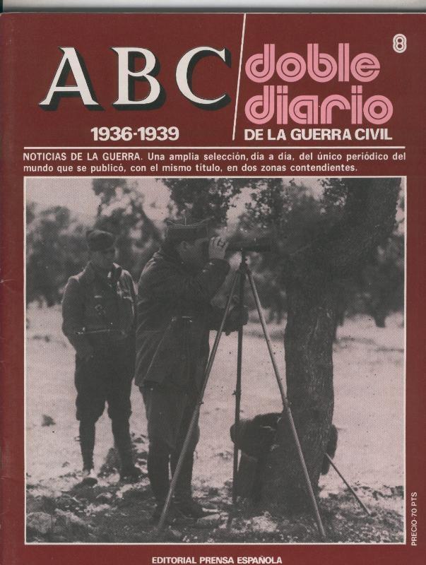 ABC doble diario de la guerra civil fasciculo 08:  23 al 30 septiembre 1936 