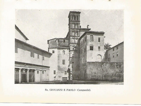 Lamina 1038: ROMA. San Giovanni e Paolo. Campanario