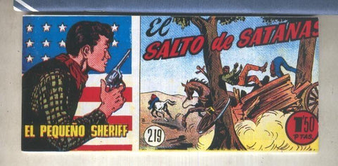 El Pequeño Sheriff facsimil numero 219: El salto de Satanas