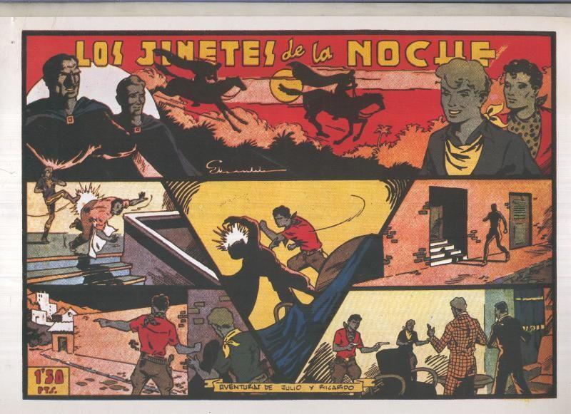 Facsimil Julio y Ricardo: Los jinetes de la noche