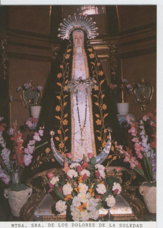 Postal Virgenes 425 : Nuestra Señora de los Dolores de la Soledad, Cehegin (Murcia)