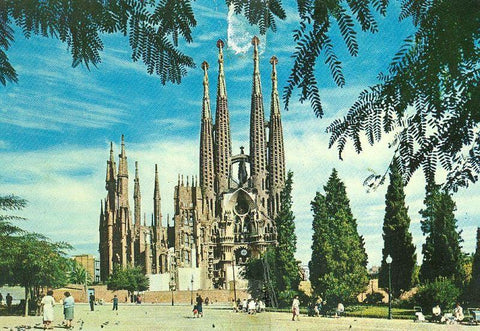 Postal 6366 : Sagrada Familia, Barcelona