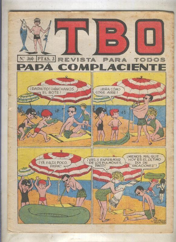 TBO numero 360: Papa complaciente (Salvador Mestre), (numerado 1 en trasera)