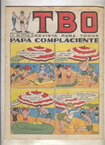 TBO numero 360: Papa complaciente (Salvador Mestre), (numerado 1 en trasera)