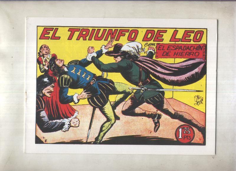 Facsimil: El Espadachin de Hierro numero 5: El triunfo de Leo