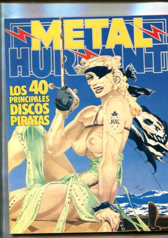Metal Hurlant revista numero 38: Los 40 principales, discos piratas