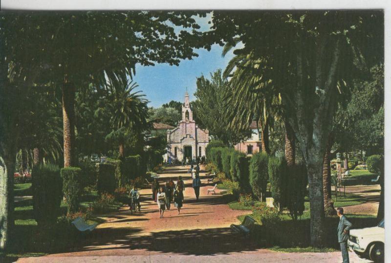 Postal 008482: Jardines y Capilla de la isla de la Toja, Pontevedra