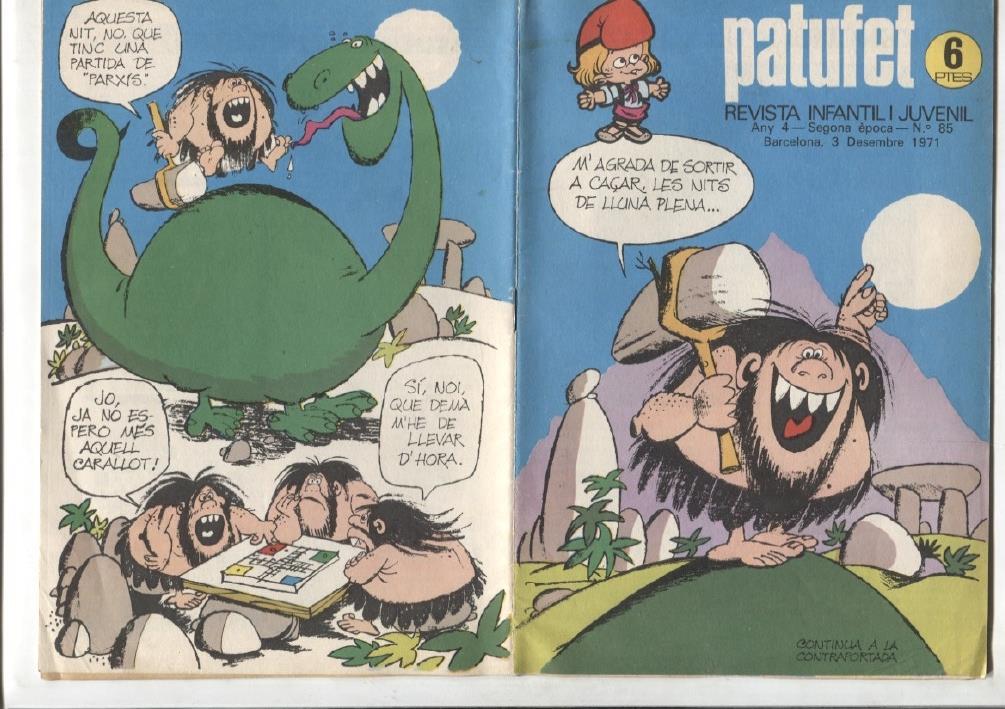 Patufet segona epoca numero 085: Salvador Espriu , Sr, Esteve i Estevet