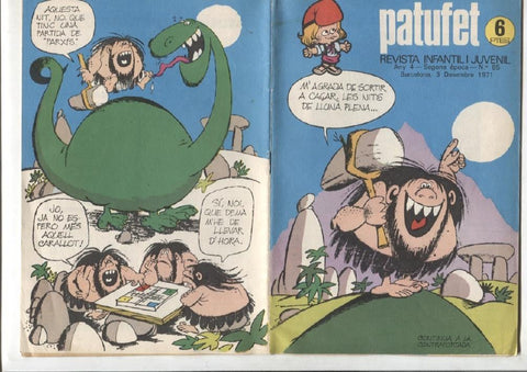 Patufet segona epoca numero 085: Salvador Espriu , Sr, Esteve i Estevet