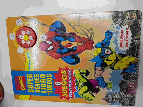 libro de juegos de Superheroes (el dado electronico no funciona)