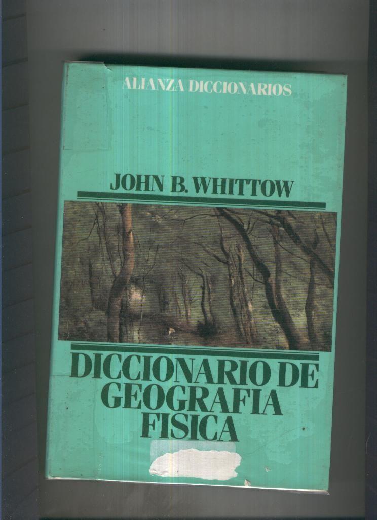 Alianza Diccionarios: Diccionario de Geografia Fisica