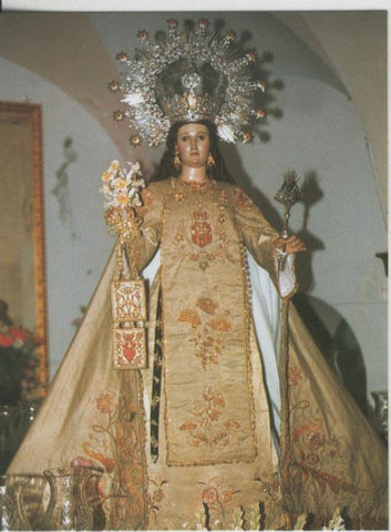 Postal 008662 : Virgen Ntra Sra de las Mercedes, Patrona de Puebla de Soto, Murcia