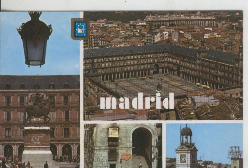 Postal 009507: Vistas varias de Madrid