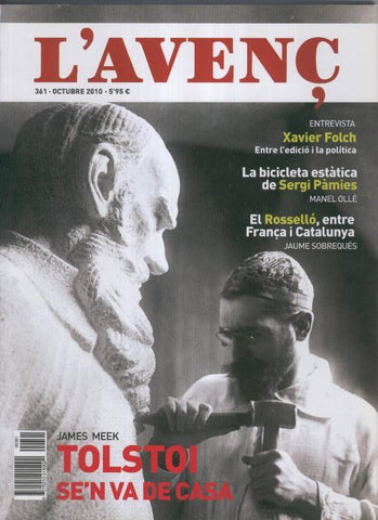 Revista L'Avenç numero 361: Tolstoi se'n va de casa