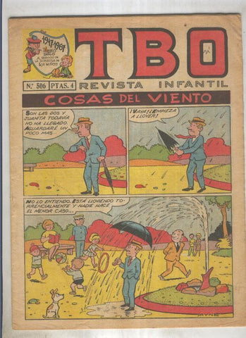 TBO numero 506: Cosas del viento (Ayne) , (numerado 3 en trasera)