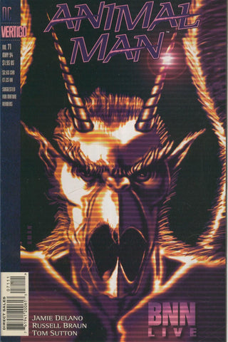 ANIMAL MAN Vol.1 numero 71: The Sermon on the Monument