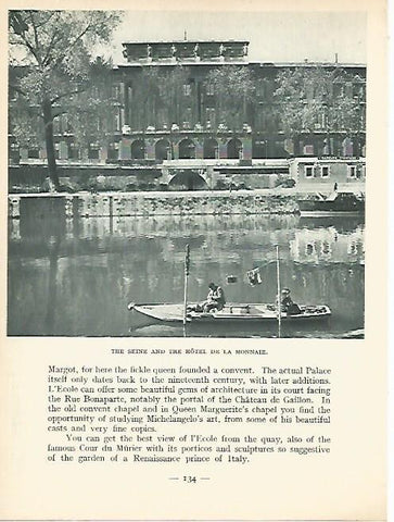 LAMINA 1777: PARIS. El Ssena y el Hotel de La Monnaie