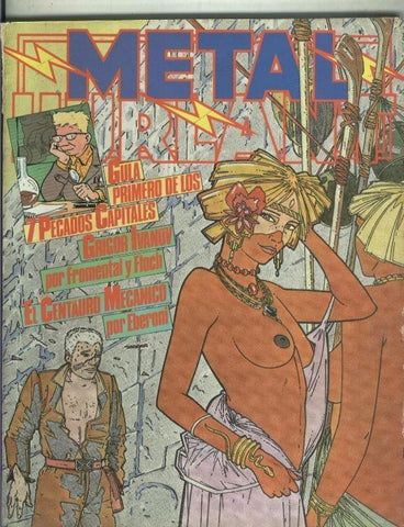 Metal Hurlant revista numero 25: El centauro mecanico por Eberoni