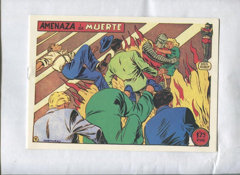 Facsimil: Rock Robot numero 11: Amenaza de muerte