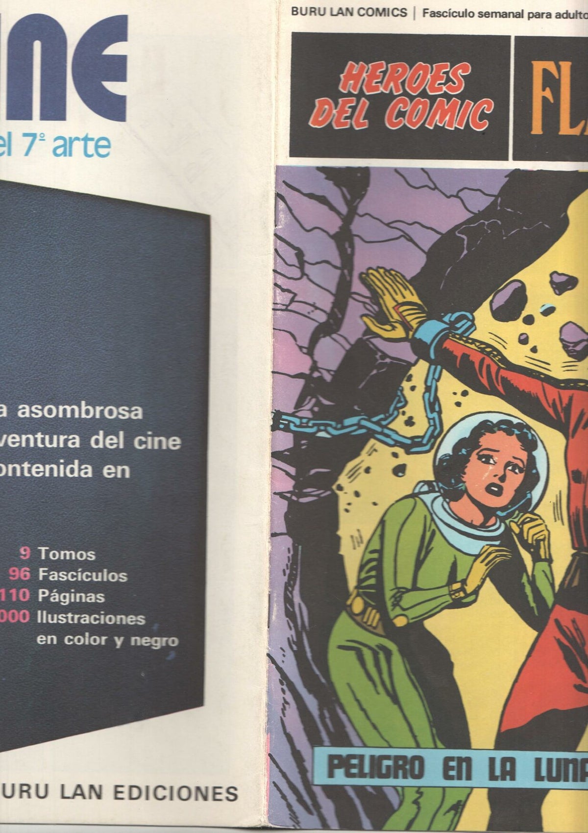 Flash Gordon de Burulan numero 063 (numerado 2 en trasera): Peligro en la luna