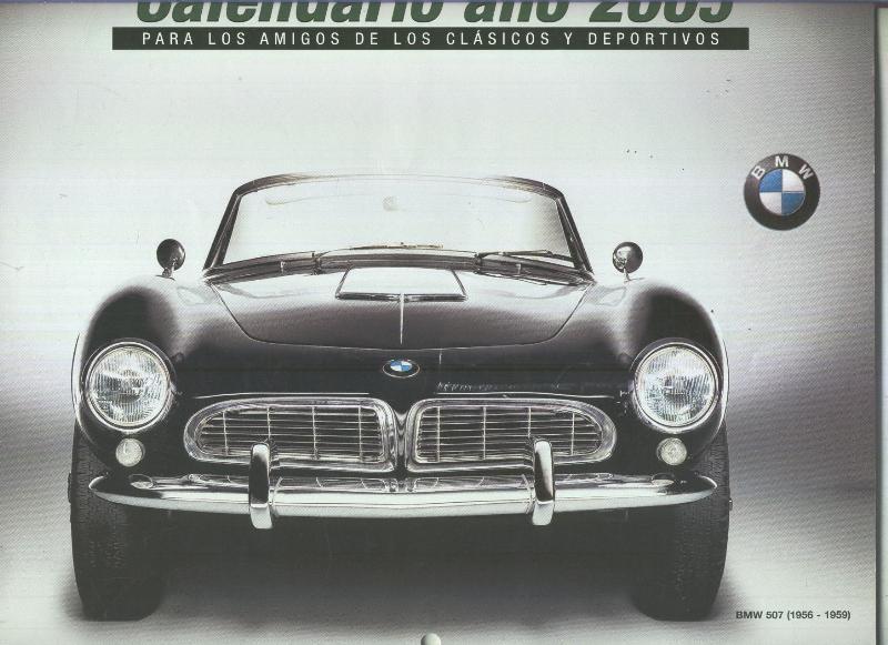 Calendario / Kalender / Calendrier / Calendar: 2005 : Coches clasicos y deportivoi
