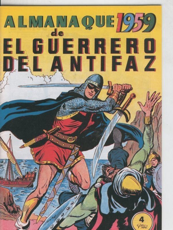 Facsimil: El Guerrero del Antifaz almanaque 1959: Cerco de hierro
