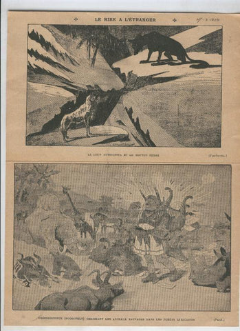 Lamina numerada 036: Ilustracion Le rise a L extranger