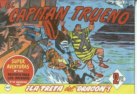 El Capitan trueno facsimil numero 407: La treta del Dragon