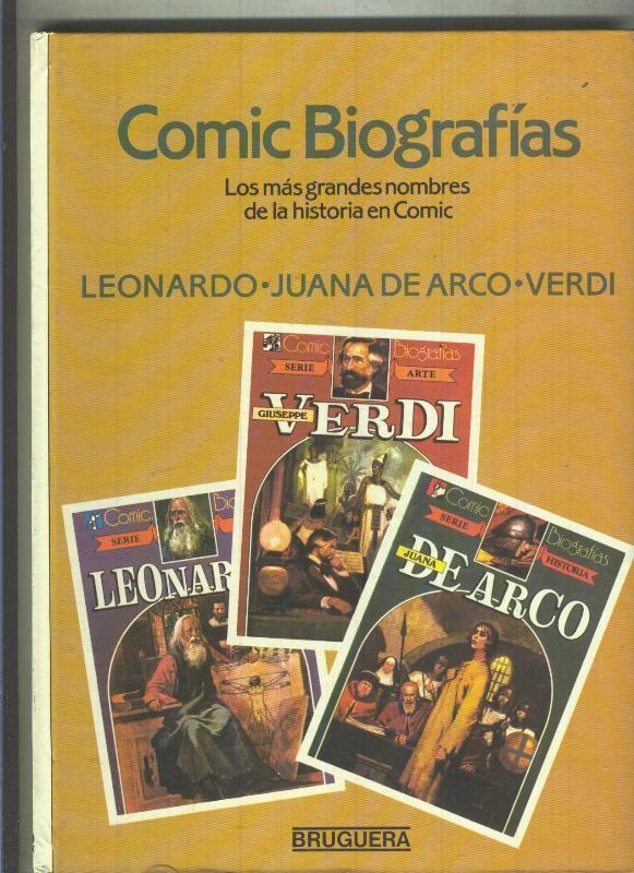 Comic Biografias: Leonardo da Vinci, Juana de Arco, Verdi