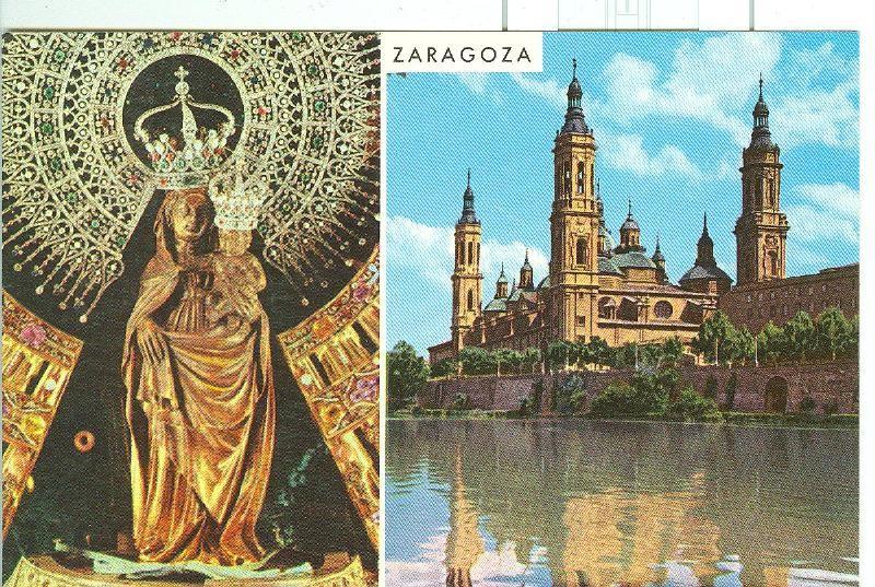 Postal 6197 : La Virgen y El Pilar de Zaragoza