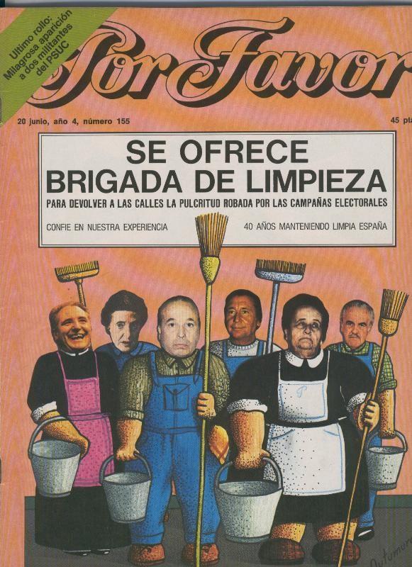 Por Favor numero 155,  20 junio 1977: Brigada de limpieza
