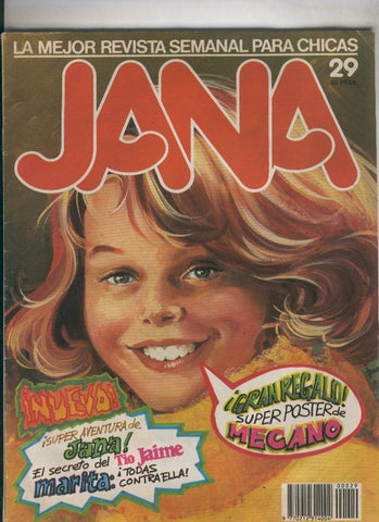 Jana numero 029: poster de mecano (se reproduce parte del mismo)