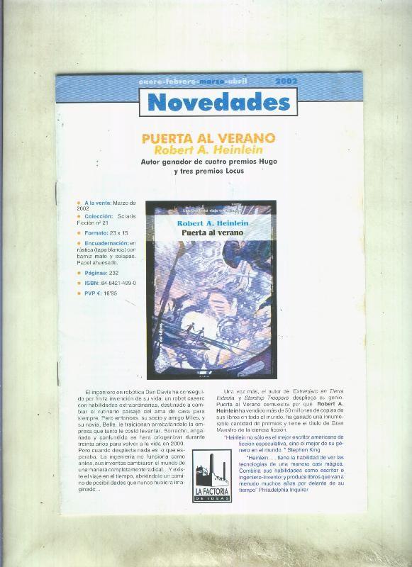 Catalogo La Factoria de abril 2002
