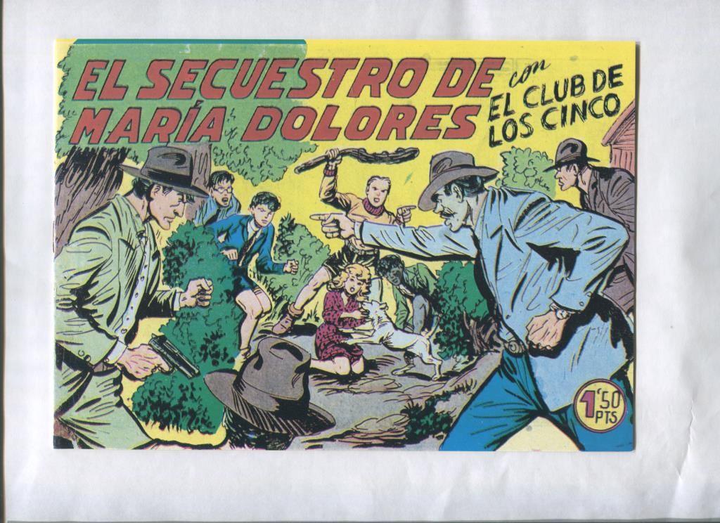 Facsimil: El Club de los cinco numero 28: El secuestro de Maria Dolores