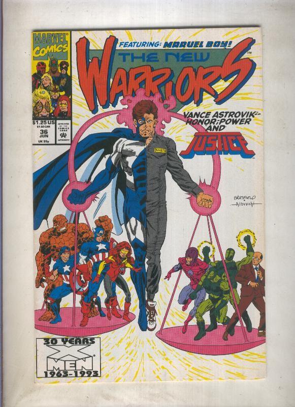 The New Warriors volumen 1 numero 036 (1993)