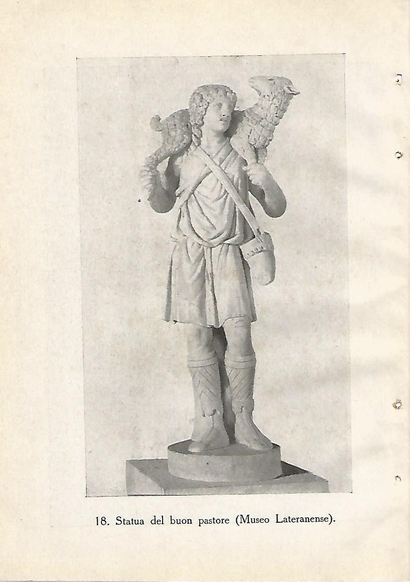 Lamina 454: CATACUMBAS DE ROMA. Estatua del Buen pastor