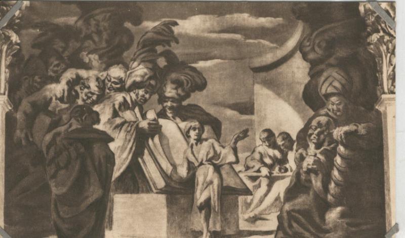 Postal 010273: Vich: La disputa en el templo, catedral