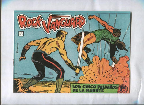 Facsimil: Rock Vanguard numero 16: Los cinco peldaños de la muerte