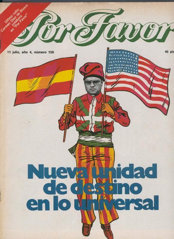 Por Favor numero 158,  11 julio 1977: Nueva unidad de destino en lo universal