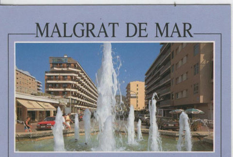 Postal 007419 : Font del passeig de Malgrat de Mar