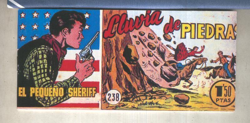 El Pequeño Sheriff facsimil numero 238: Lluvia de piedras