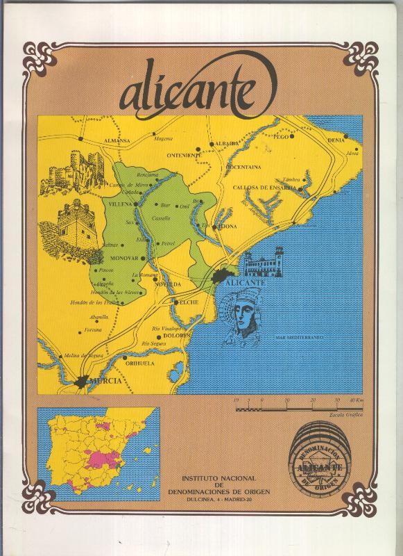 Vinos de España: Denominacion de origen: Alicante