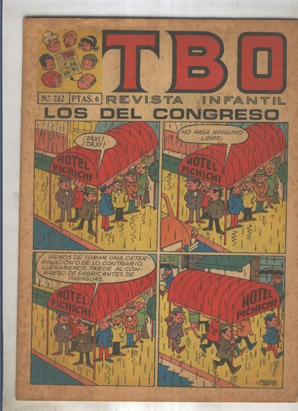 TBO numero 732: Los del congreso (Salvador Mestre), (numerado 5 en trasera)