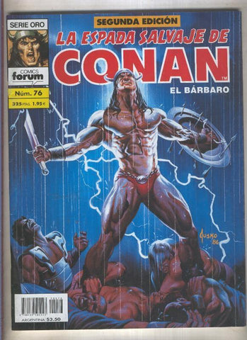 La Espada Salvaje de Conan volumen 1 segunda edicion numero 076 (numerado 2 en trasera) 